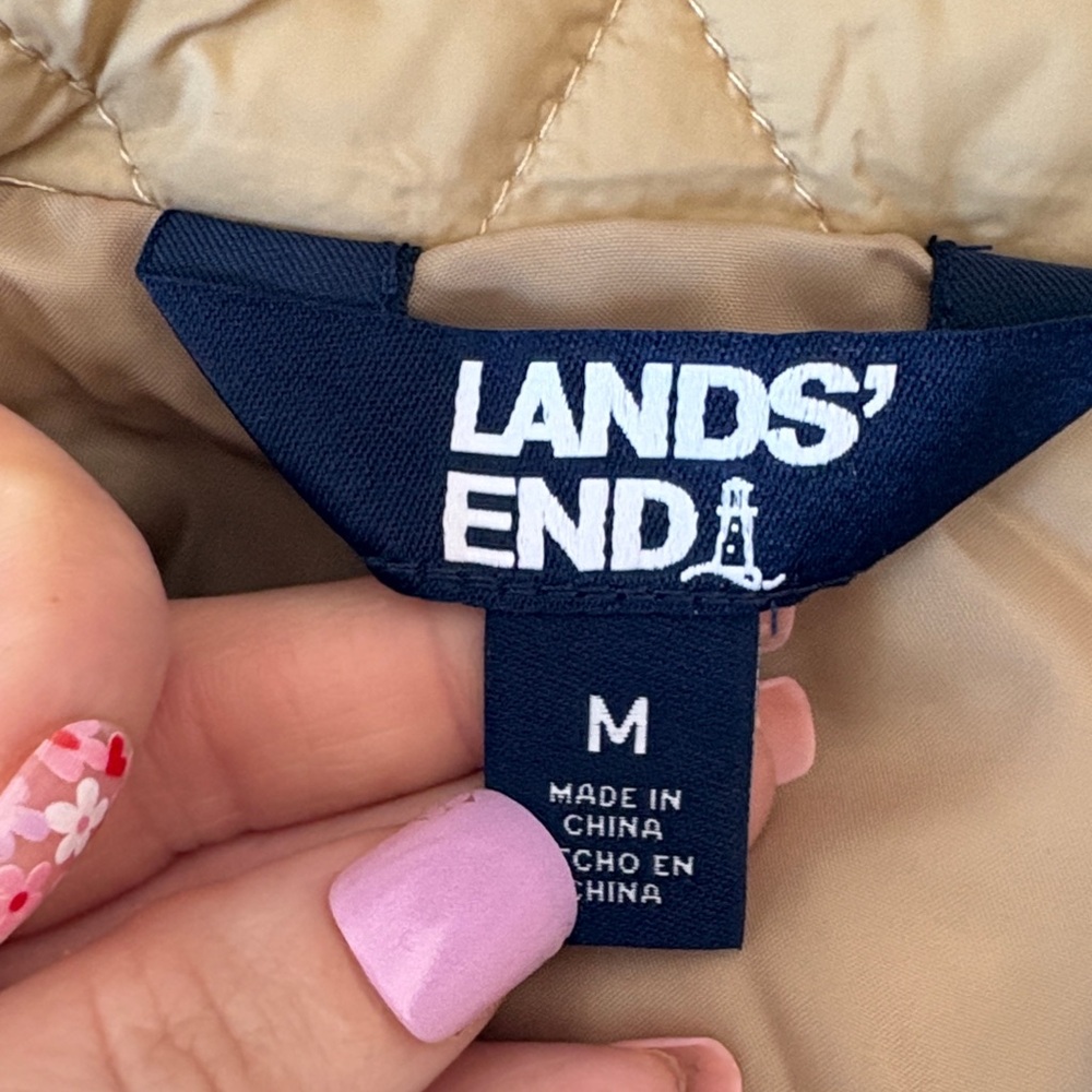 Lands' End Beige 3 in 1 Ski & Snow Jacket - Picture 13 of 13